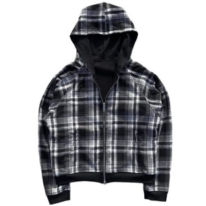 <span class=keywords><strong>Felpa</strong></span> <span class=keywords><strong>con</strong></span> <span class=keywords><strong>cappuccio</strong></span> <span class=keywords><strong>elegante</strong></span> dal design a doppio strato, classica, a quadri, versatile, casual, vintage, in stile europeo e americano. - Product Image 2