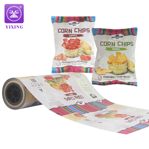 Película de Embalaje Laminada de Plástico Flexible Impresa Personalizada, Rollo de Película para Bolsitas de Palomitas de Maíz, Papas Fritas y Otros Snacks - Product Image 4