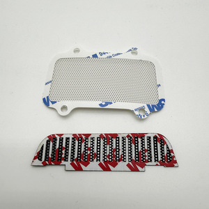 Custom Robot Cooling <b>Plastic</b> <b>Mesh</b> Grill With Adhesive PET Film Ventilation Dust Protection Cover - Product Image 1