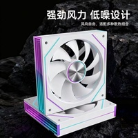 Ventilateurs de boîtier ARGB blancs de 120 mm en gros pour refroidisseur de processeur, ventilateurs de refroidissement PC colorés ARGB pour boîtier de PC de jeu