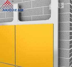 Matériaux de construction extérieure Panneau composite en aluminium 4MM pour revêtement mural Aludream Haute qualité Haute corrosion - Product Image 2