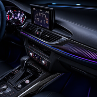 Éclairage d'ambiance automobile ZX 64 couleurs pour Audi A6 C7 S6 RS6 2012-2018, mise à niveau de l'éclairage de selle LED 12V Symphony