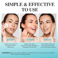 Label privé Soin du visage naturel biologique Crème anti-rides hydratante et nourrissante au collagène et au rétinol pour le visage