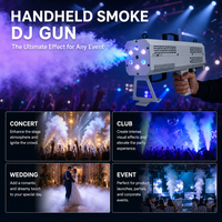 Pistolet à fumée à colonne d'air LED RGB portable 1500W pour scène, mariage, fête, club, concert