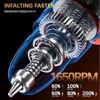 Perceuse électrique sans fil à percussion Electric Goddess 1650 tr/min, moteur sans balais au lithium, outils domestiques pour batterie 20V DW