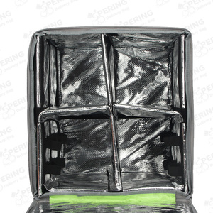 Aislamiento térmico impermeable portador <span class=keywords><strong>restaurante</strong></span> y <span class=keywords><strong>Tak</strong></span> bolsas para llevar bolsa de entrega de alimentos con portabotellas mochila carta - Product Image 4