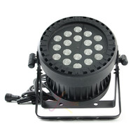 Projecteur PAR LED de haute qualité pour événements, étanche IP66, en aluminium, 18 LED 4-en-1 et 6-en-1, pour éclairage de scène extérieur