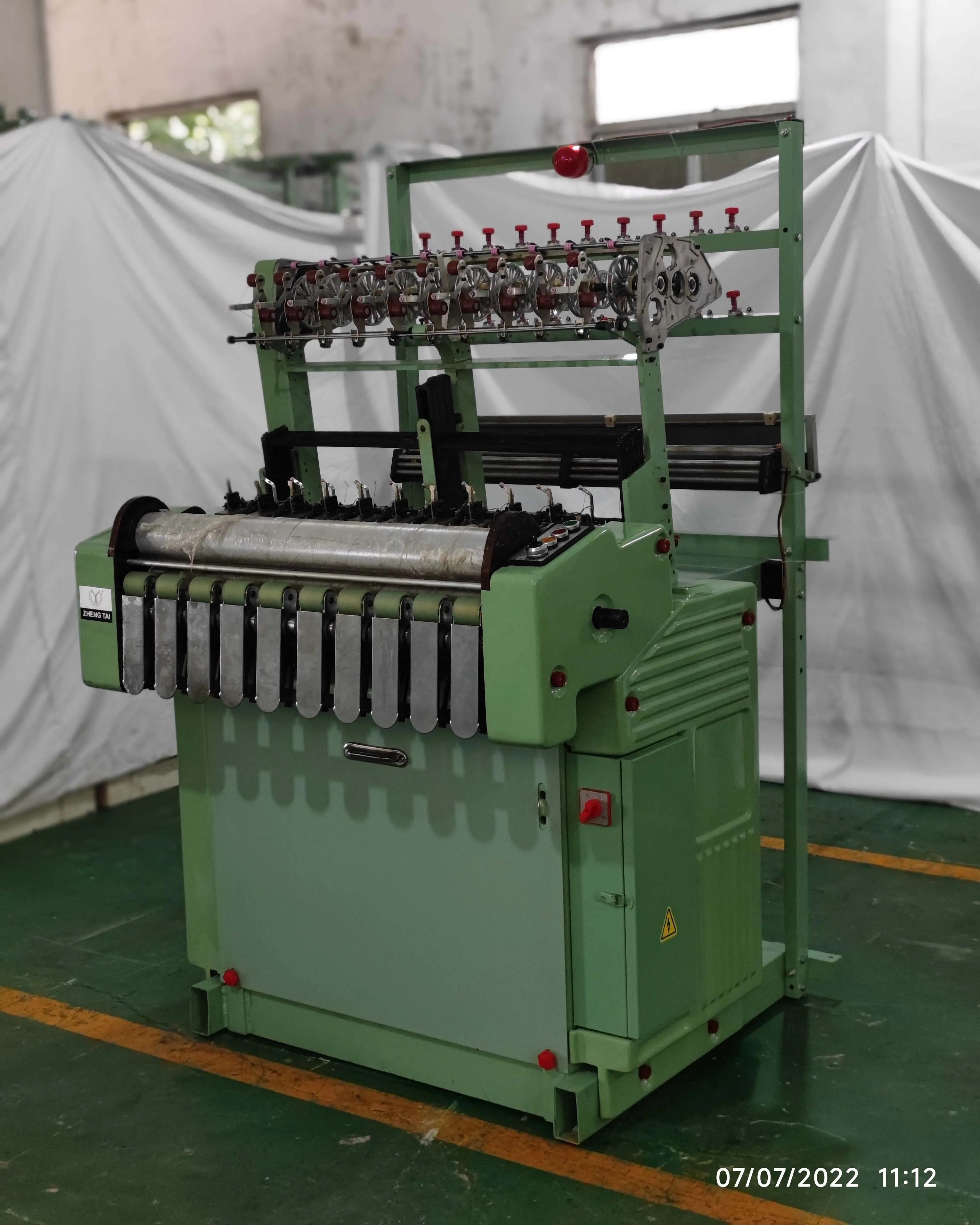 Zhengtai Smalle Weefgetouw Bands Gebruikt Weefgetouwen Mini Power Prijs Strik Making Machine Te Koop In China