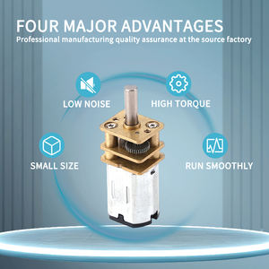 Mini <span class=keywords><strong>Motor</strong></span> de engranaje de CC N20 de 12mm, 2,4 V, 5V, <span class=keywords><strong>6V</strong></span>, 12V, 1/10, 1/100, relación de 1/1000, <span class=keywords><strong>Motor</strong></span> de engranaje de CC, <span class=keywords><strong>MOTOR</strong></span> de CC N20 - Product Image 2