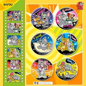 Badge in Latta 100% Originale KAYOU Serie <span class=keywords><strong>Tom</strong></span> <span class=keywords><strong>e</strong></span> <span class=keywords><strong>Jerry</strong></span> Duo Adorabile SEA - Product Image 4