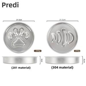 Cuenco lento para perros de acero inoxidable de gran tamaño con diseño de hueso de pescado y huella de pata - Product Image 4