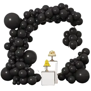 Weißes Latexballon-Party-Dekorations set, geeignet für Abschluss feier, romantische Atmosphäre schaffen, einzigartiger Stil