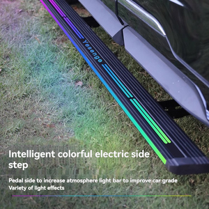 Estribo Eléctrico Automático de Aluminio con Doble Luz para <span class=keywords><strong>Jeep</strong></span> Wrangler JL 4 Puertas Sahara <span class=keywords><strong>Rubicon</strong></span> 2018-2024 - Product Image 4