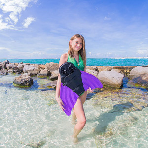 High Quality Mermaid Monofin Swim Fins Custom <strong>Silicone</strong> Swim Flipper for Adults Kids New Fashion Mermaid Swim Gear for Boys Girls - Product Image 3