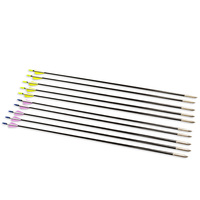 Flèche de tir à l'arc en fibre de verre de 31 pouces avec pointes collées, flèches en fibre de verre de 6 mm/7 mm