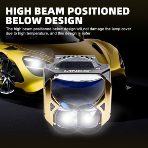 High-quality 1.6 Inch M3 Led Module Super Bright Led Projector Lens Headlights Retrofit Led Lens Car Lamp 5500K - Product Image 3