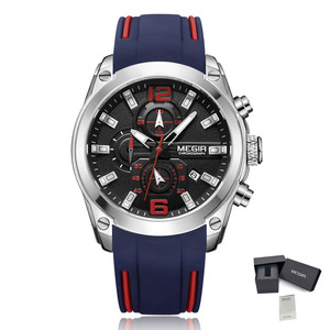 <span class=keywords><strong>Montre</strong></span> sport intelligente pour homme <span class=keywords><strong>Megir</strong></span> 2063, <span class=keywords><strong>prix</strong></span> d'usine en gros, <span class=keywords><strong>montre</strong></span> à quartz résistante à l'eau, bracelet en silicone, chronographe, luminescente - Product Image 4