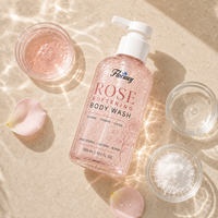 Huile de Douche Naturelle aux Pétales de Rose, Nettoyant Corporel Doux à Base d'Huile, Hydratation Profonde pour Peaux Sèches et Rugueuses, Marque Privée OEM Vente en Gros