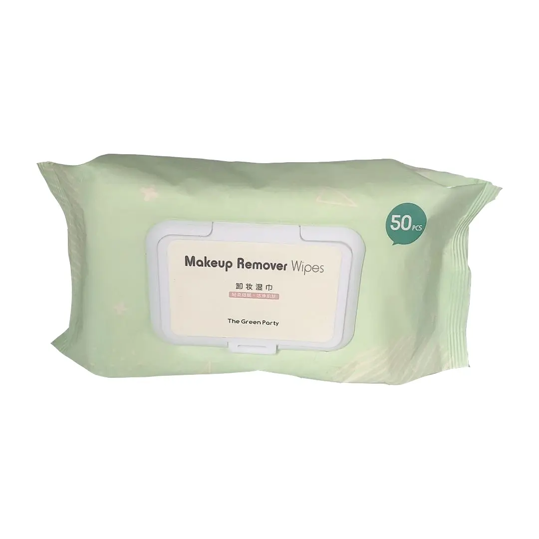 OEM Brand Pure Disposable Cotton Face Make up Remover Wipes