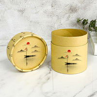 Emballage personnalisé en papier kraft cylindrique, écologique, biodégradable, pour thé, café, cosmétiques, fleurs, cadeaux, impression quadricolore