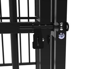 BSCI卸売動物ケージ犬用ウォーキングペンXXXL屋外犬犬小屋屋根付き70.8 'x 141.7' x 82.7 'ペットケージ - Product Image 6