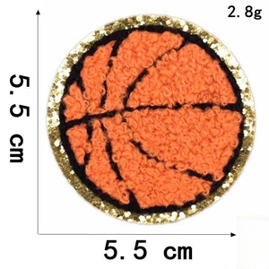 Chất lượng cao tất cả các loại thể thao softball/bóng đá/bóng chày/bóng rổ sắt trên Chenille sắt trên thêu các bản vá lỗi - Product Image 5