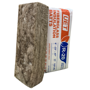 Isolation thermique et acoustique en fibre de verre écologique conforme à la norme américaine ASTM C1338, R15, 3,5 pouces, pour murs et plafonds en ossature bois - Product Image 1