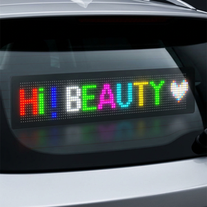 Pantalla LED para Ventana Trasera de Taxi con Control por Aplicación, Bluetooth, Alimentación por USB, Tamaño Personalizado para Publicidad en Ascensores - Product Image 1