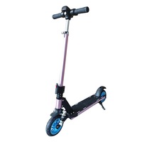 Nouvelle conception, scooter électrique pliable léger en alliage d'aluminium avec écran LCD de 6,5 pouces, batterie au lithium de 130 W, pour enfants de 6 à 10 ans