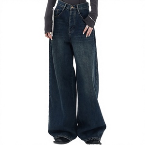 Women's Breathable High Waist Straight Loose Casual Denim <b>Jeans</b> Versatile and Easy to Match for Winter/Summer - Product Image 3