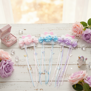 Trending moda con fiocco di cristallo fascia per bambini carino velluto Hairband con scintillante in metallo vendita accessori all'ingrosso - Product Image 3