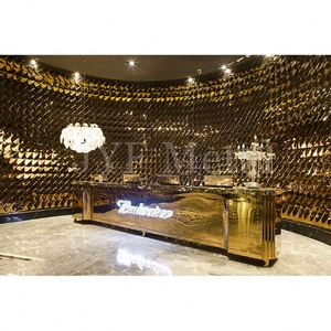 Comptoir de bar en acier inoxydable de style industriel EX616 pour projet de bar commercial, café, restaurant, fabrication sur mesure - Product Image 3