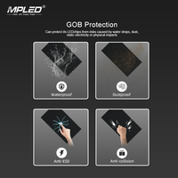 Panneau LED d'intérieur MPLED P2.6, étanche IP45, grand mur vidéo de scène pour la location événementielle, stock européen
