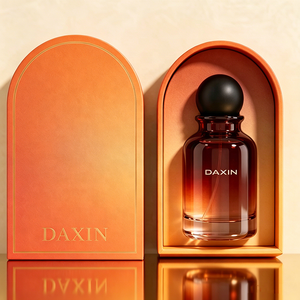 Emballage de parfum personnalisé, flacon de parfum en verre à <span class=keywords><strong>d</strong></span>égradé de couleur, 30 ml, 50 ml, 100 ml, flacon de parfum à vaporisation fine avec bouchon noir mat - Product Image 1