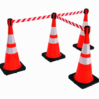 Xuxuan – Cassette de protection rétractable rouge de haute qualité pour cône de signalisation extérieur
