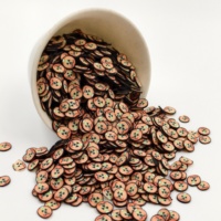 1kg/Sac Promotion : Tranches de Pâte Polymère Tête de Citrouille Série Halloween Haute Définition pour DIY, Colle Crème, Nail Art et Artisanat – Vente en Gros