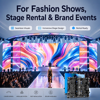 Paneles LED Curvos para Interiores P1.56 con Unión sin Costuras para Alquiler, Ideales para Desfiles de Moda, Salas de Exhibición, Presentaciones de Productos y Escenarios Multimedia
