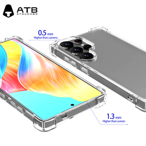 ATB Pour Samsung Galaxy S24 Plus Couverture Arrière <span class=keywords><strong>Transparente</strong></span> Ultra Mince Clair Souple TPU Téléphone étui pour Samsung S25 Ultra S23 <span class=keywords><strong>S22</strong></span> + - Product Image 2