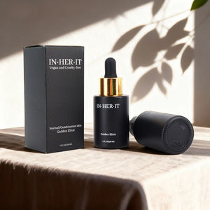 Envase de Vidrio Vacío de Lujo para Tinte de Cabello, Color Ámbar Marrón, 20 ml, 30 ml, 50 ml, para Aceite Bronceador, Suero para el Cuidado de la Piel, con Gotero - Product Image 5