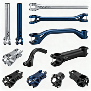 Piezas de Modificación de Bicicletas de Alta Gama CNC Personalizadas, Modificación Personalizada con Logotipo, Color Anodizado, Taladro de Bicicleta Plegable, Mecanizado CNC - Product Image 2