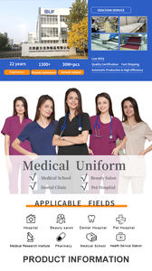工場卸売2025カスタマイズカラーコットン病院制服<span class=keywords><strong>XXS</strong></span>ナーススクラブ女性男性用Hombre Mujerトップ医療用アパレル - Product Image 6