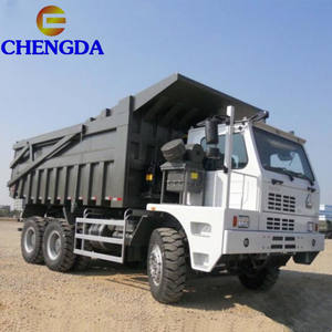 Camión de minería todoterreno de 70-100 toneladas de servicio pesado HOWO de China con calefacción de caja de carga - Product Image 3