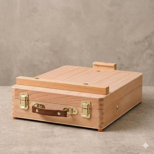 Caja <span class=keywords><strong>de</strong></span> Madera para Artistas, Caja <span class=keywords><strong>de</strong></span> Dibujo Portátil, Soporte <span class=keywords><strong>de</strong></span> <span class=keywords><strong>Pintura</strong></span> <span class=keywords><strong>de</strong></span> Escritorio, Almacenamiento <span class=keywords><strong>de</strong></span> Arte, Equipo <span class=keywords><strong>de</strong></span> Estudio <span class=keywords><strong>de</strong></span> Arte, Caballete <span class=keywords><strong>de</strong></span> <span class=keywords><strong>Pintura</strong></span> para Aula - Product Image 4