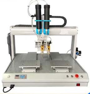 Machine de distribution de colle automatique de table à 3 axes, programmable par PLC, haute vitesse, pour haut-parleurs et seringues - Product Image 3