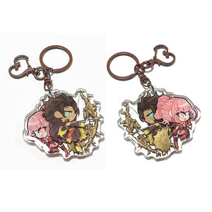 مخصص الطباعة المقدمة الطباعة الايبوكسي البريق <span class=keywords><strong>3D</strong></span> سحر الاكريليك أنيمي المفاتيح - Product Image 1