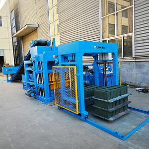 Lonta <span class=keywords><strong>QT4</strong></span>-<span class=keywords><strong>18</strong></span> đầy đủ tự động thủy lực Khóa liên động rỗng rắn paver khuôn xi măng bê tông gạch khối Máy làm brique - Product Image 1