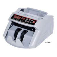 Compteur de billets de banque à grande vitesse 1000 pièces/min, machine de comptage de devises et de billets avec écran LED, certifiée ROHS, vente chaude
