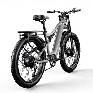 Vélo électrique tout-terrain robuste pour homme 2000W à double moteur, batterie longue durée 17.4Ah, freins à disque hydrauliques, 7 vitesses, pneus tout-terrain 26 pouces - Product Image 4