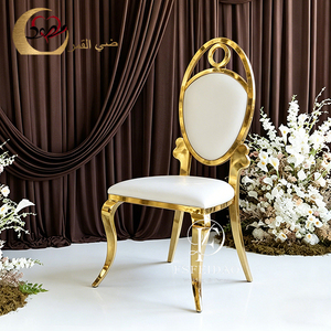 Dubai Wedding Furniture Stainless Steel Contemporary Wedding Dining Chairs - Product Image 3