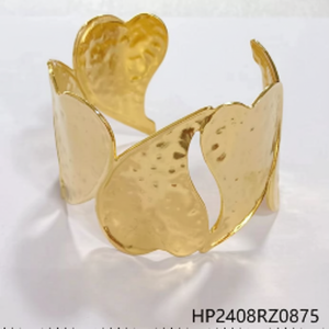 Set di gioielli in acciaio inossidabile da donna bracciale alla moda anello orecchino-braccialetti moda all'ingrosso - Product Image 1